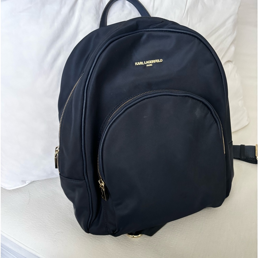 Karl Lagerfield Paris Blue Backpack